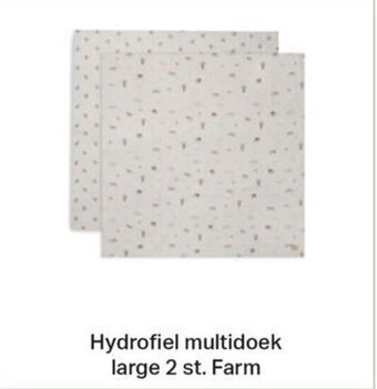 Multi bazar Hydrofiel multidoek large 2 st. Farm aanbieding