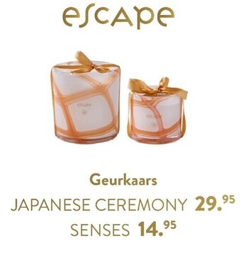Casa Geurkaars japanese ceremony aanbieding