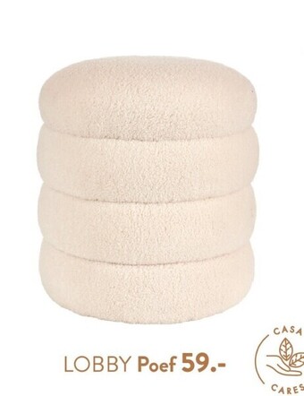 Casa Lobby poef aanbieding