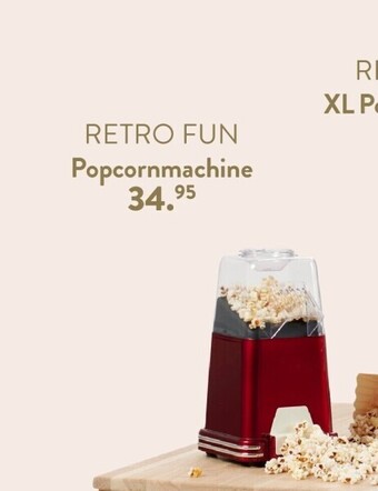 Casa Retro fun popcornmachine aanbieding