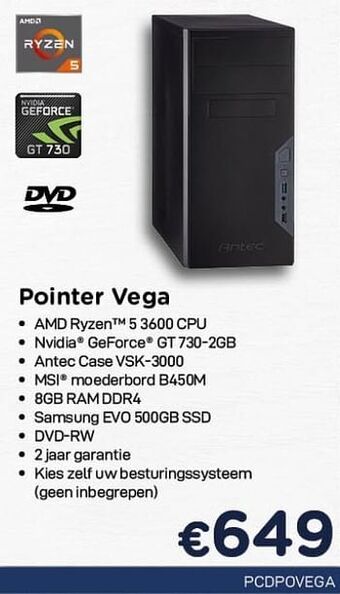 Pointer systems pointer vega