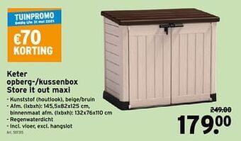 GAMMA Keter opberg--kussenbox store it out maxi aanbieding