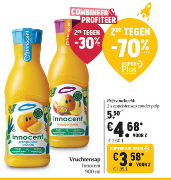 Delhaize Vruchtensap aanbieding