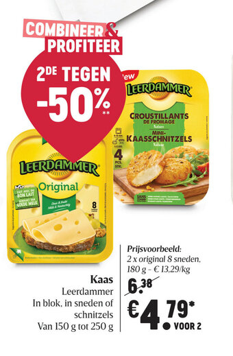 Delhaize Kaas Leerdammer aanbieding