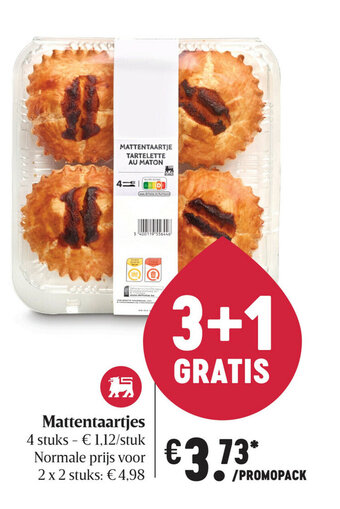 Delhaize Mattentaartjes aanbieding