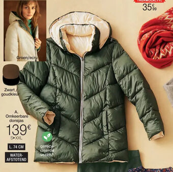 Damart Omkeerbare donsjas S-XXL aanbieding