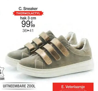 Damart Sneaker hak 3 cm 36-41 aanbieding