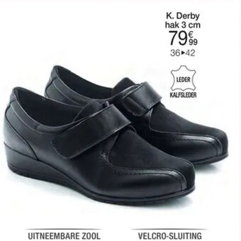 Damart Derby hak 3 cm aanbieding