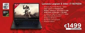Lenovo legion 5 intel i7-10750h