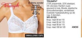 BEHA ZONDER BEUGELS "DELICATE DOREEN" VAN TRIUMPH