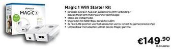 CompuDeals Devolo magic 1 wifi starter kit aanbieding