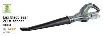 GAMMA Lux bladblazer 20 v zonder accu aanbieding