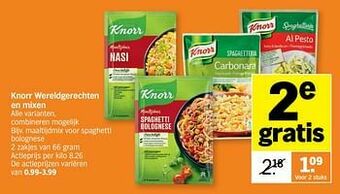Albert Heijn Maaltijdmix voor spaghetti bolognese aanbieding