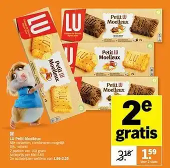 Albert Heijn Lu petit moelleux naturel aanbieding