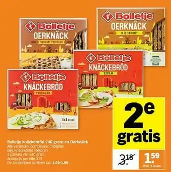 Albert Heijn Knäckebröd volkoren aanbieding