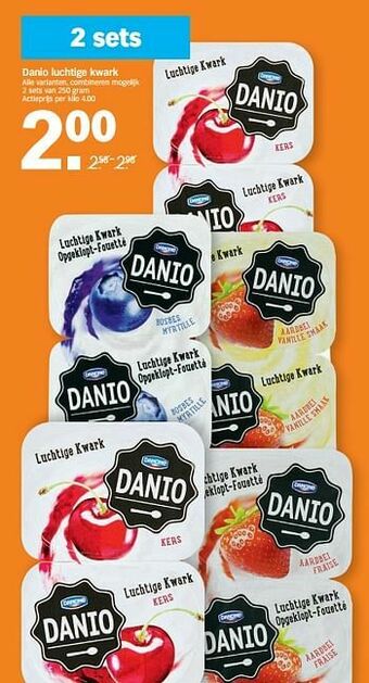 Albert Heijn Danio luchtige kwark aanbieding