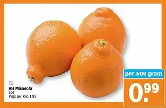 Albert Heijn Ah minneola aanbieding