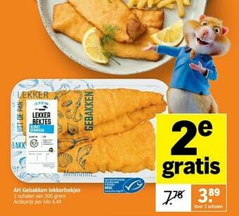 Albert Heijn Ah gebakken lekkerbekjes aanbieding