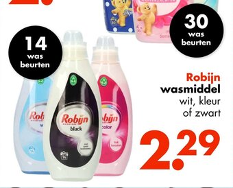 Wibra Robijn wasmiddel aanbieding