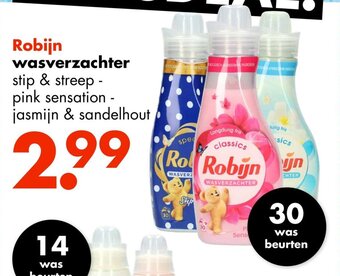 Wibra Robijn wasverzachter aanbieding