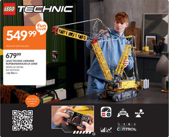 LEGO TECHNIC LIEBHERR RUPSBANDKRAAN LR 13000