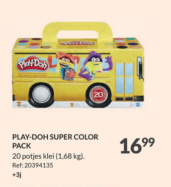 Fun PLAY-DOH SUPER COLOR PACK aanbieding