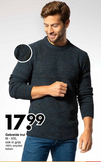 Wibra Gebreide trui aanbieding