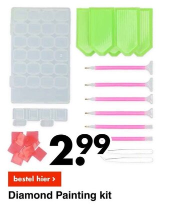 Wibra Diamond painting kit aanbieding