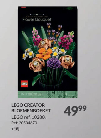 Fun LEGO CREATOR BLOEMENBOEKET LEGO aanbieding