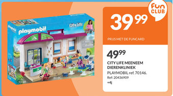 CITY LIFE MEENEEM DIERENKLINIEK PLAYMOBIL