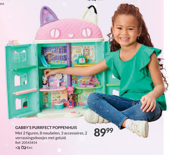 Fun GABBY'S PURRFECT POPPENHUIS aanbieding