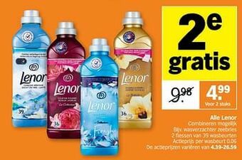 Albert Heijn Wasverzachter zeebries aanbieding
