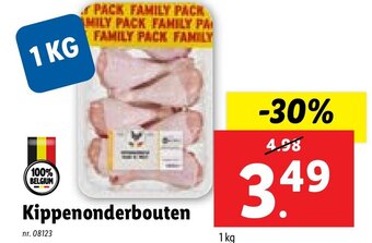 Lidl Kippenonderbouten 1kg aanbieding