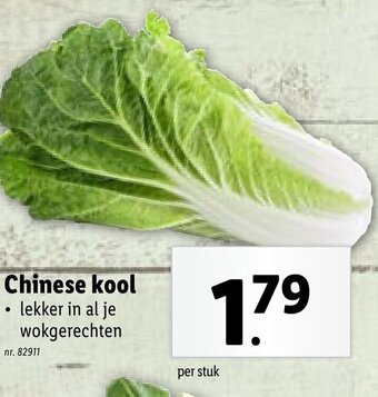 Lidl Chinese kool aanbieding