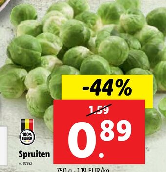 Lidl Spruiten aanbieding