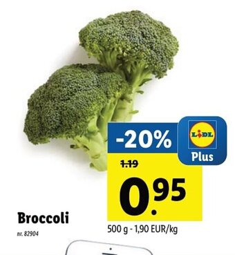 Lidl Broccoli aanbieding