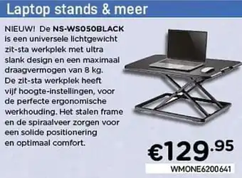 Laptop stands + meer ns-wso5oblack