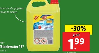Lidl W5 Bleekwater 15 5L aanbieding