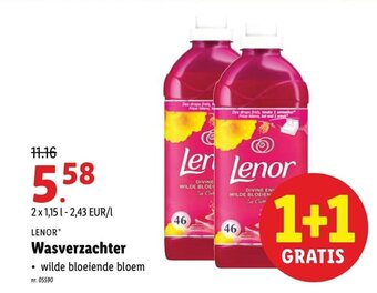 Lidl Lenor Wasverzachter aanbieding