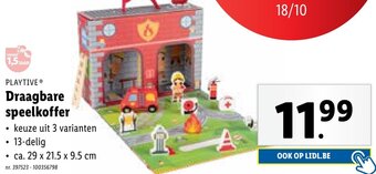 Lidl PLAYTIVE Draagbare speelkoffer aanbieding