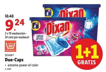 Lidl Dixan Duo-Caps aanbieding