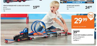 Fun TRUCK MET DUBBELE LOOPING aanbieding