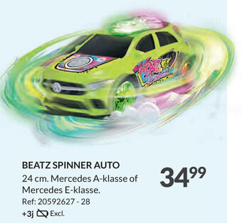 Fun BEATZ SPINNER AUTO 24cm aanbieding