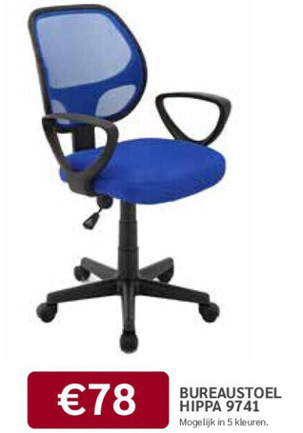 Crack Bureaustoel hippa 9741 aanbieding