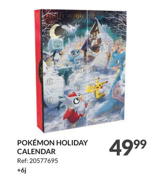 Fun POKÉMON HOLIDAY CALENDAR aanbieding