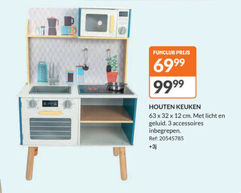 Fun HOUTEN KEUKEN 63 x 32 x 12cm aanbieding