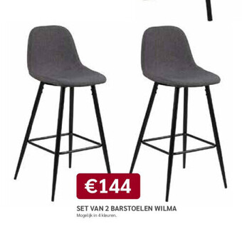 Crack Set van 2 barstoelen wilma aanbieding