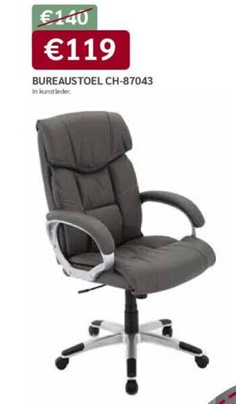 Crack Bureaustoel ch-87043 aanbieding