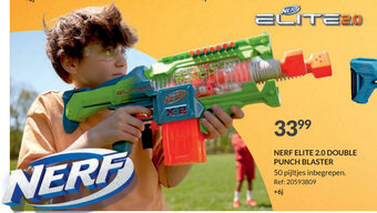 NERF ELITE 2.0 DOUBLE PUNCH BLASTER