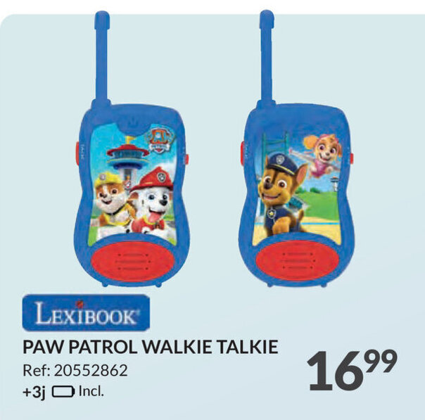 PAW PATROL WALKIE TALKIE promotie bij Fun